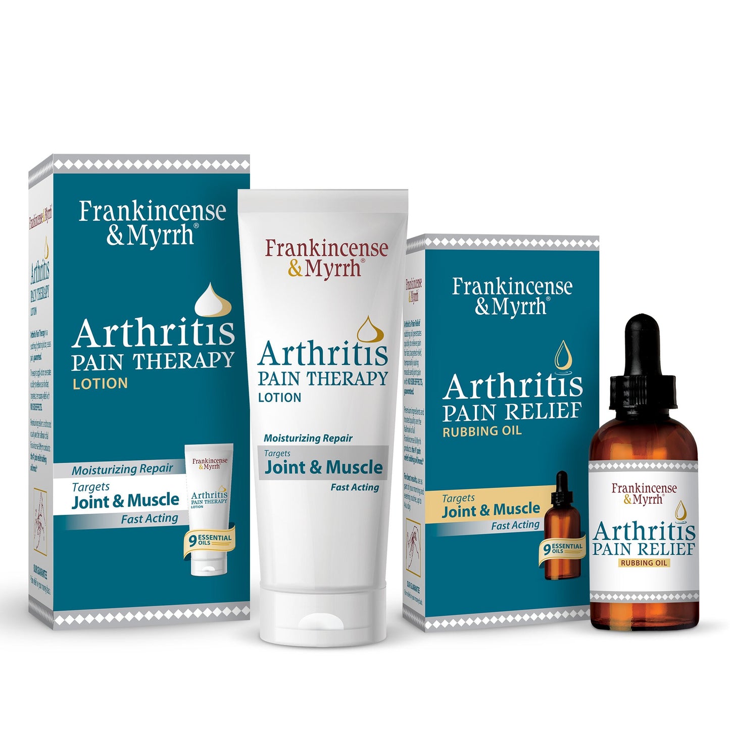 Arthritis Combo Pack: Rubbing Oil + Lotion
