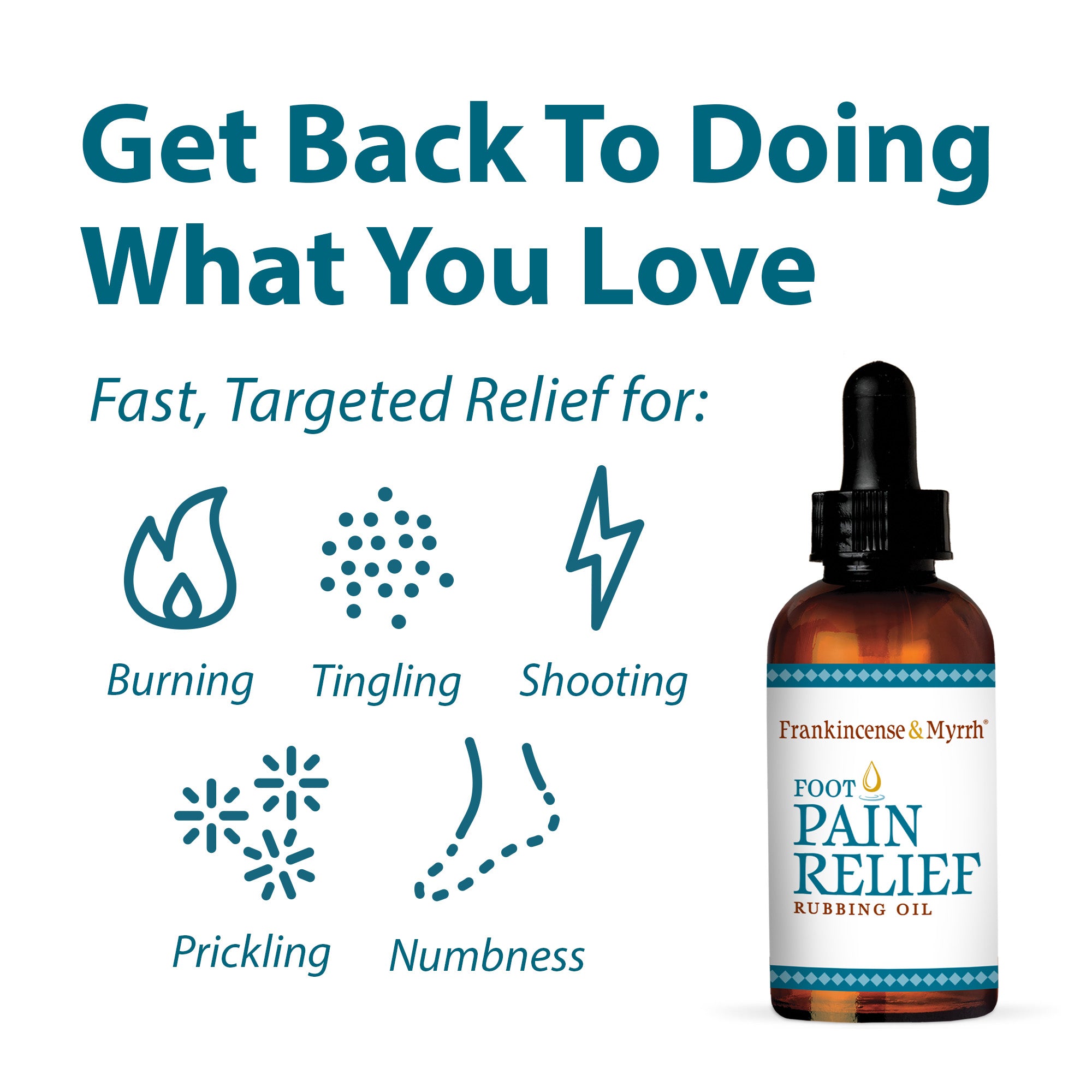 Foot Pain Relief Rubbing Oil