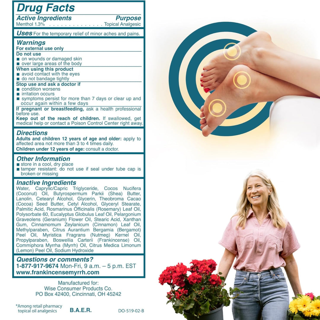 Foot Pain Relief Combo Pack: Rubbing Oil + Lotion
