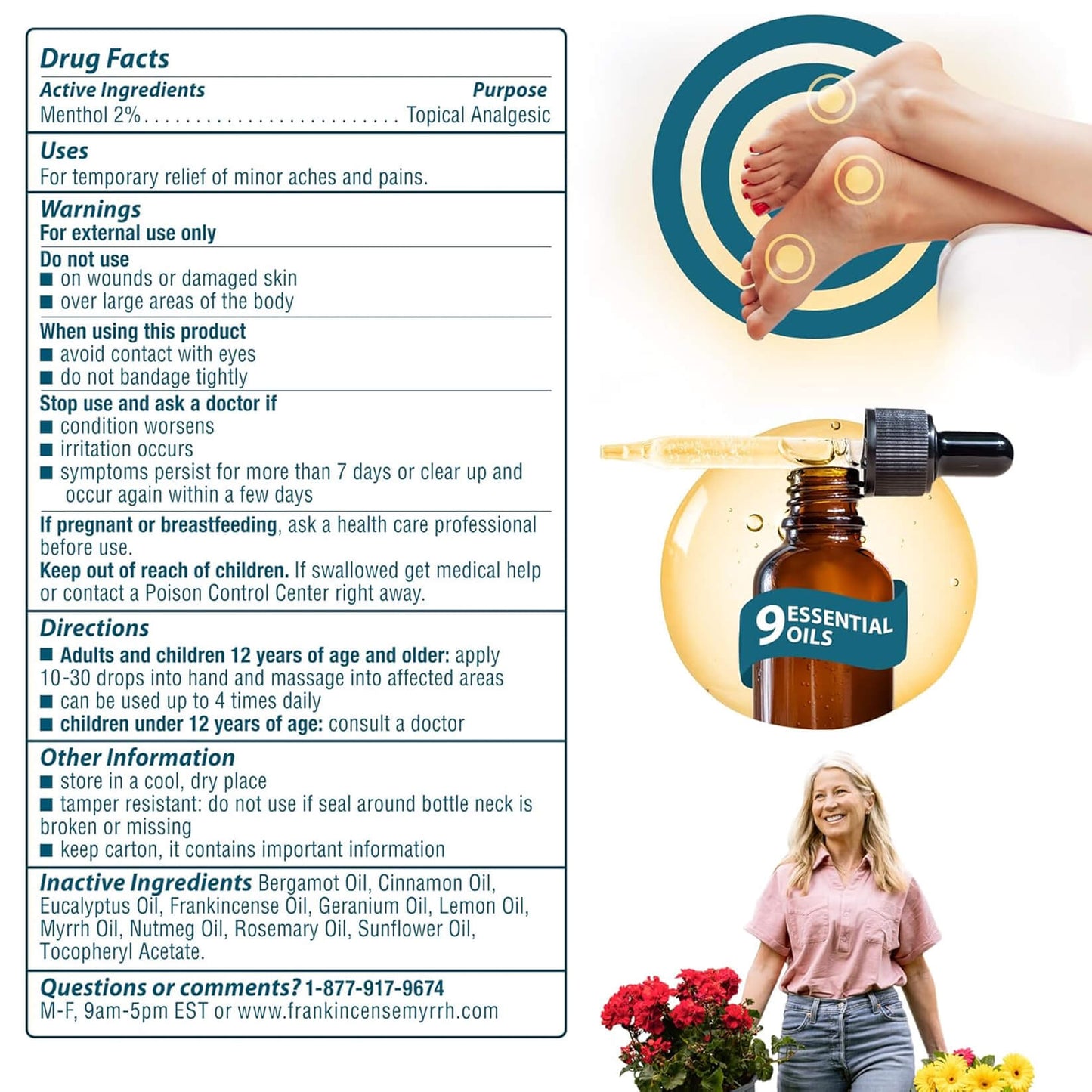 Nerve Pain Relief Combo Pack: Rubbing Oil + Lotion