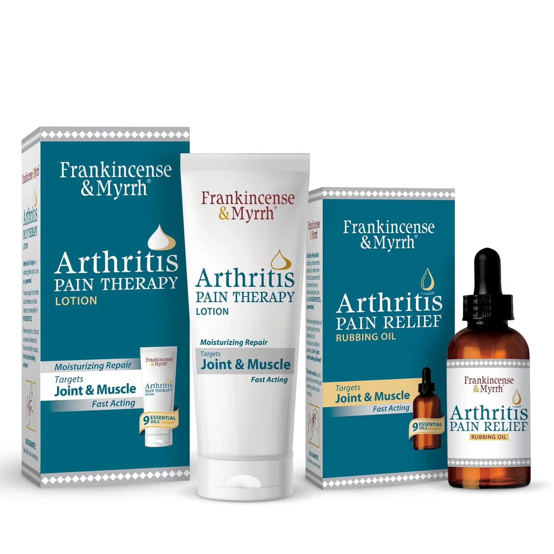 Arthritis Combo Pack: Rubbing Oil + Lotion